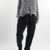 Laundry B Cobain Ladder Knit Top Steel