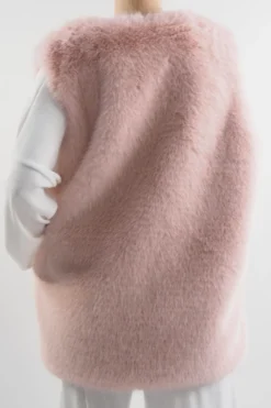 Laundry B Courchevel Faux Fur Gilet Blush -Kenn Shop laundry b courchevel faux fur gilet blush13.jpg