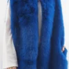 Laundry B Courchevel Faux Fur Gilet Sapphire
