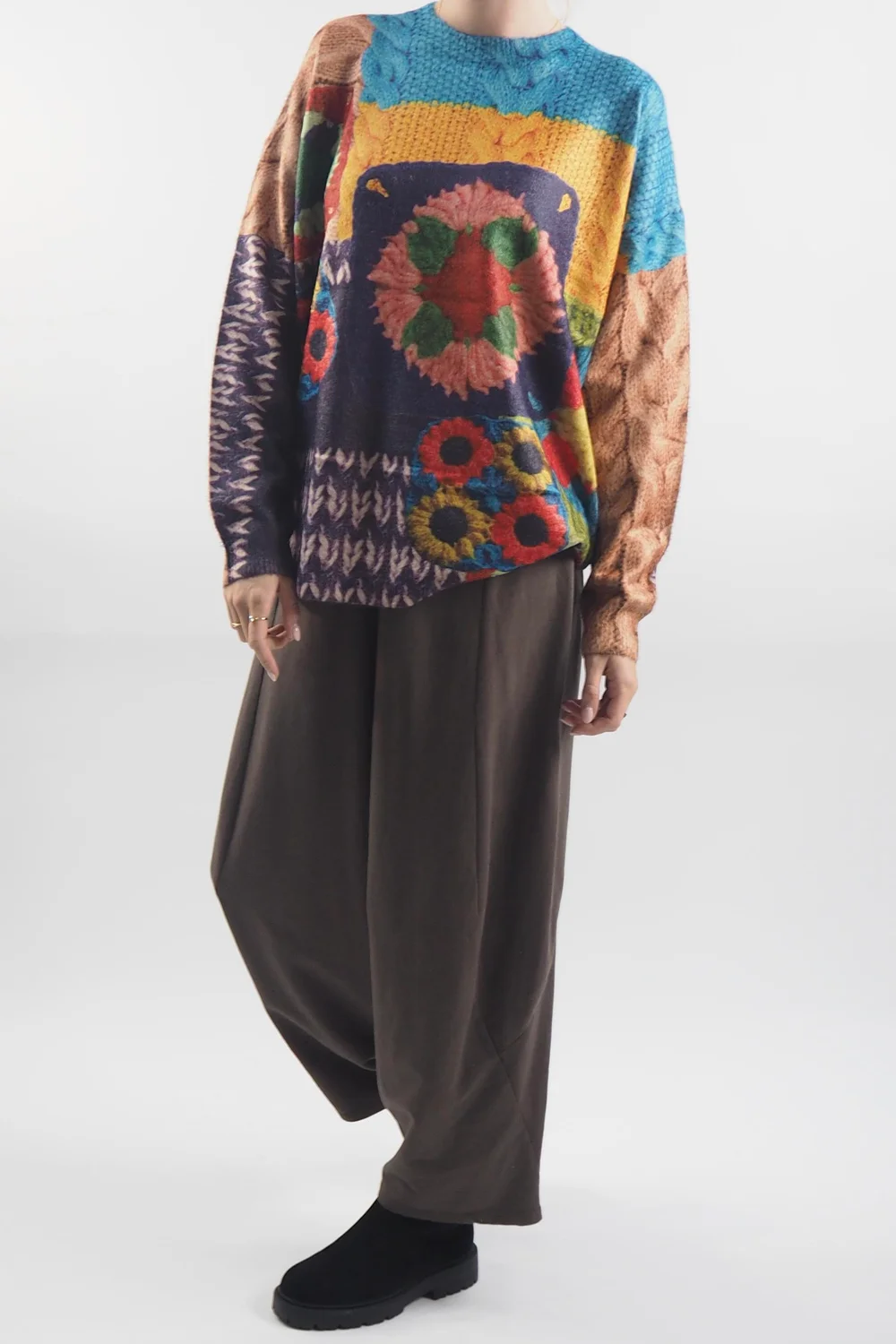 Laundry B Folk Digital Soft Knit Top 4 Laundry B Folk Digital Soft Knit Top - Image 4