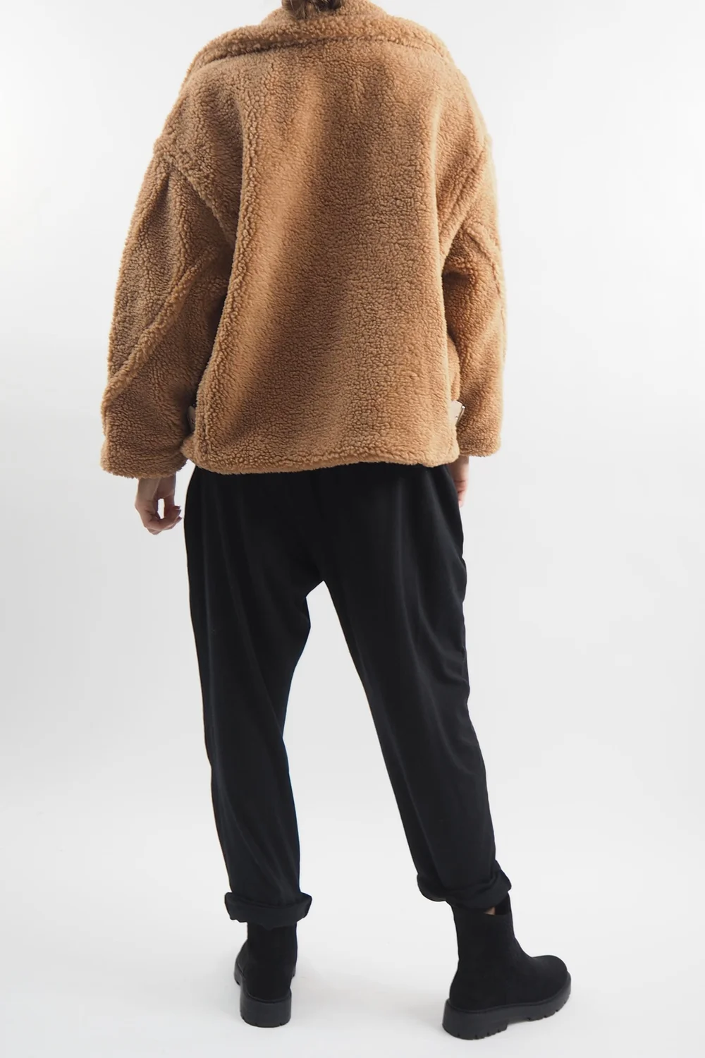 Laundry B Mara Teddy Bear Jacket Camel 4 Laundry B Mara Teddy Bear Jacket Camel - Image 4