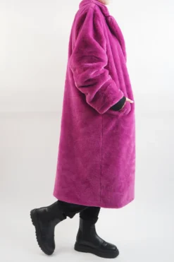 Laundry B Mara Teddy Coat Magenta 8 Laundry B Mara Teddy Coat Magenta -Kenn Shop laundry b mara teddy coat magenta204.jpg
