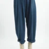 Made In Italy Apres Flat Front Pleat Jogger Midnight