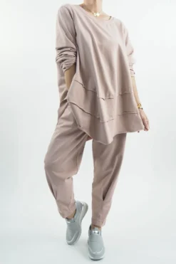 Made In Italy Apres Skinny Dart Jogger Antique Rose -Kenn Shop made in italy apres skinny dart jogger antique rose06.jpg