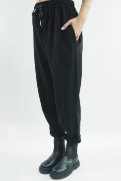 Made In Italy Apres Skinny Dart Jogger Black -Kenn Shop made in italy apres skinny dart jogger black04.jpg