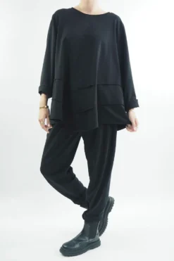 Made In Italy Apres Skinny Dart Jogger Black -Kenn Shop made in italy apres skinny dart jogger black05.jpg