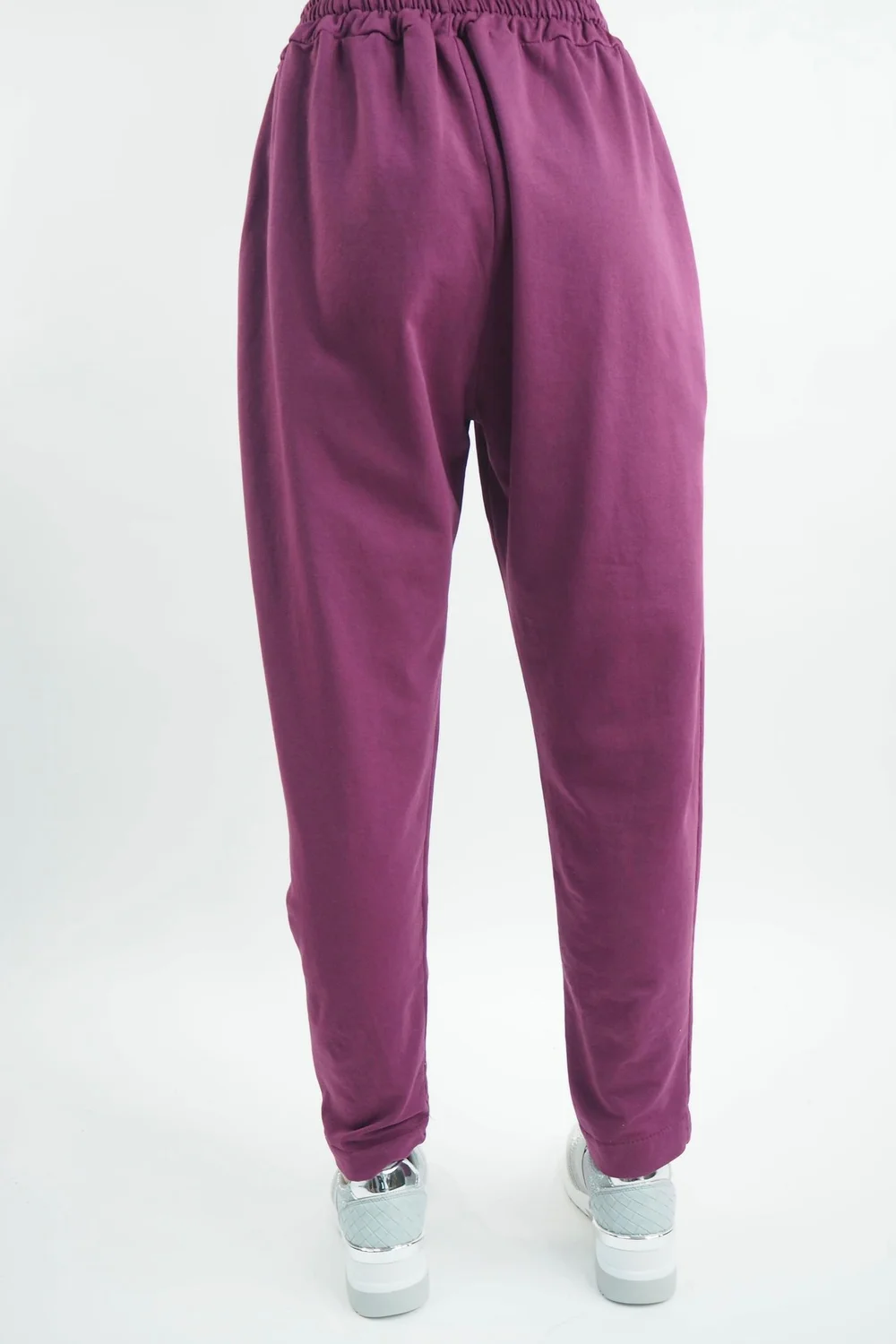 Made In Italy Apres Skinny Dart Jogger Plum 3 Made In Italy Apres Skinny Dart Jogger Plum - Image 3