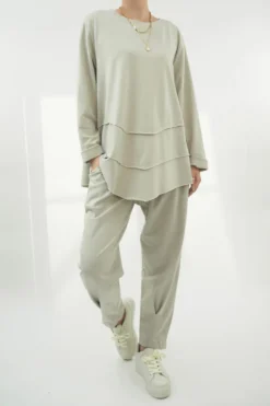 Made In Italy Apres Skinny Dart Jogger Stone -Kenn Shop made in italy apres skinny dart jogger stone05.jpg