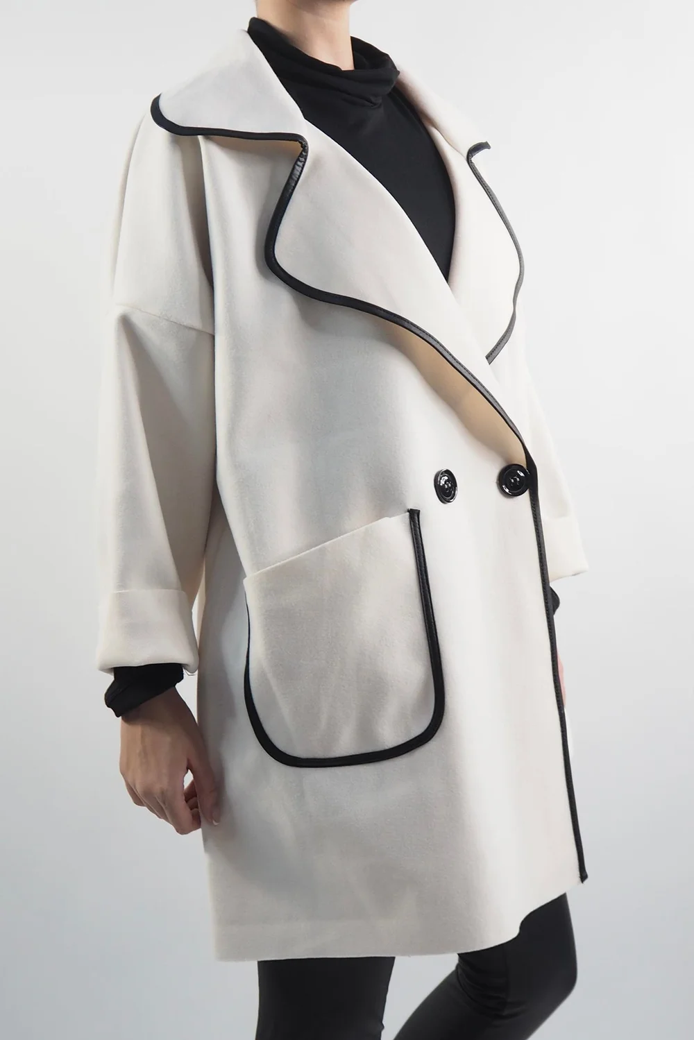 Made In Italy Belgravia Quant Jacket Ecru 2 Made In Italy Belgravia Quant Jacket Ecru - Image 2