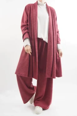 Made In Italy Belgravia Stretch Duster Jacket Cranberry Marl -Kenn Shop made in italy belgravia stretch duster jacket cranberry marl.jpg