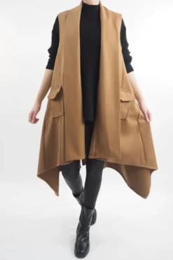 Made In Italy Belgravia Weekend Gilet Camel