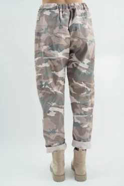Made In Italy Camo Classic Magic Trouser Antique Blush Pink -Kenn Shop made in italy camo classic magic trouser antique blush03.jpg