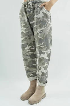 Made In Italy Camo Classic Magic Trouser Stone