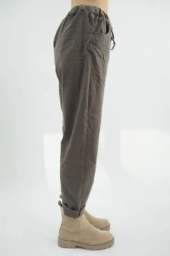 Made In Italy Classic Magic Trouser Earth -Kenn Shop made in italy classic magic trouser earth03.jpg