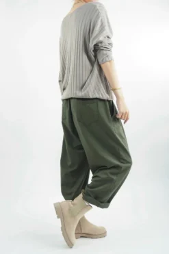 Made In Italy Classic Super Soft Ribbed Fine Knit Top Mocha -Kenn Shop made in italy classic super soft ribbed fine knit mocha02.jpg