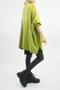 Made In Italy Conrad Classic Blanket Knit Top Olive Zing -Kenn Shop made in italy conrad classic blanket knit olive zing 2.jpg