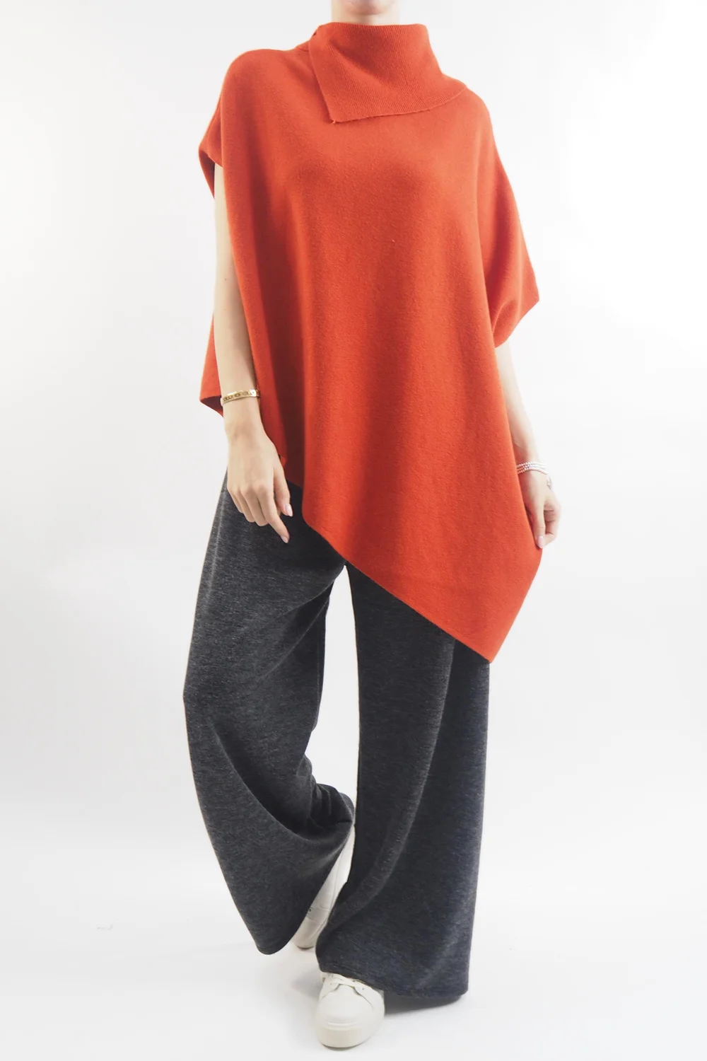 Made In Italy Conrad Tilt Knit Top Ginger 5 Made In Italy Conrad Tilt Knit Top Ginger - Image 5