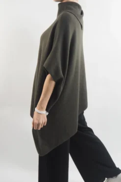 Made In Italy Conrad Tilt Knit Top Khaki -Kenn Shop made in italy conrad tilt knit top khaki 3.jpg