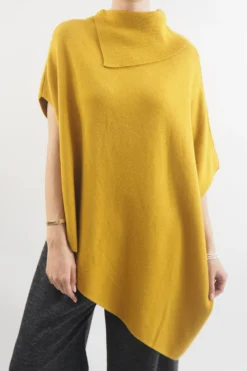 Made In Italy Conrad Tilt Knit Top Ochre
