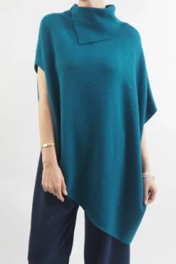 Made In Italy Conrad Tilt Knit Top Prussian