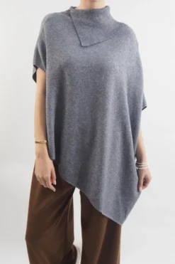 Made In Italy Conrad Tilt Knit Top Slate