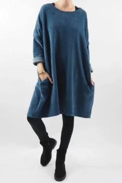 Made In Italy Dusk Sac Tunic Airforce