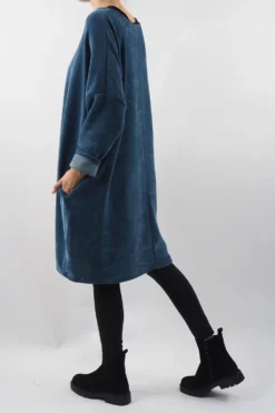 Made In Italy Dusk Sac Tunic Airforce -Kenn Shop made in italy dusk sac tunic airforce 3.jpg