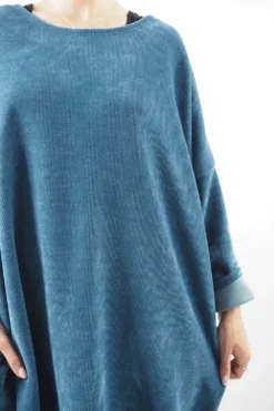 Made In Italy Dusk Sac Tunic Airforce -Kenn Shop made in italy dusk sac tunic airforce 5.jpg