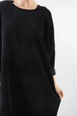 Made In Italy Dusk Sac Tunic Black * 10 Made In Italy Dusk Sac Tunic Black * -Kenn Shop made in italy dusk sac tunic black 5.jpg