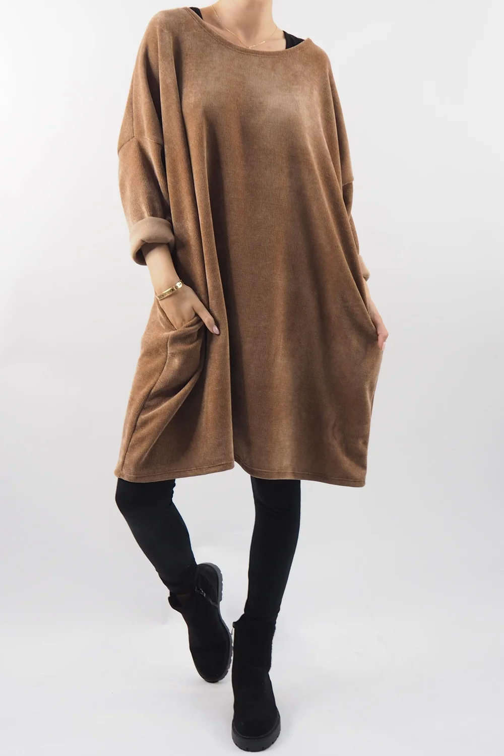 Made In Italy Dusk Sac Tunic Camel 1 Made In Italy Dusk Sac Tunic Camel