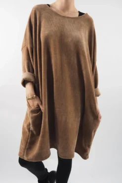 Made In Italy Dusk Sac Tunic Camel 8 Made In Italy Dusk Sac Tunic Camel -Kenn Shop made in italy dusk sac tunic camel 4.jpg