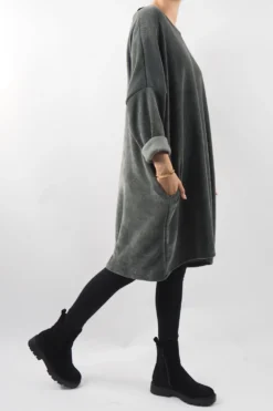 Made In Italy Dusk Sac Tunic Khaki 7 Made In Italy Dusk Sac Tunic Khaki -Kenn Shop made in italy dusk sac tunic khaki 2.jpg