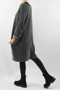 Made In Italy Dusk Sac Tunic Khaki 9 Made In Italy Dusk Sac Tunic Khaki -Kenn Shop made in italy dusk sac tunic khaki 3.jpg