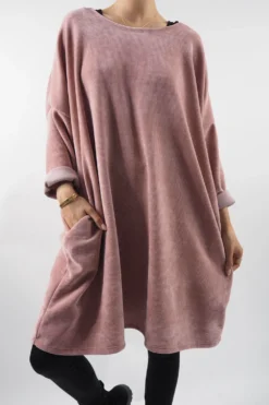 Made In Italy Dusk Sac Tunic Rose 8 Made In Italy Dusk Sac Tunic Rose -Kenn Shop made in italy dusk sac tunic rose 4.jpg