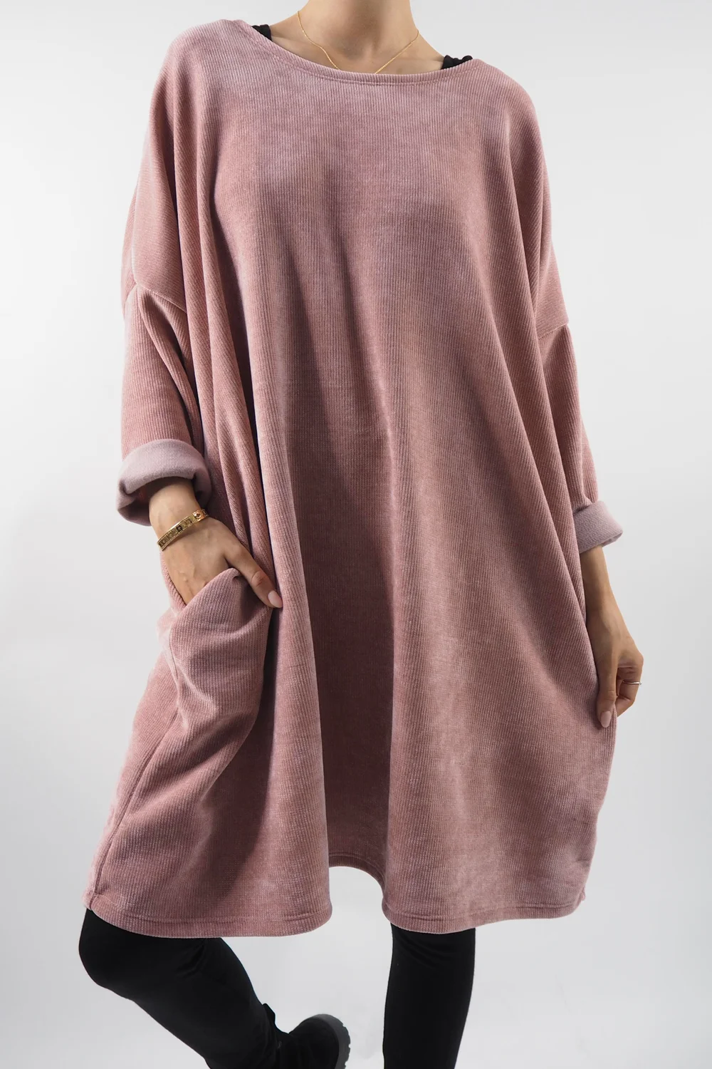 Made In Italy Dusk Sac Tunic Rose 3 Made In Italy Dusk Sac Tunic Rose - Image 3