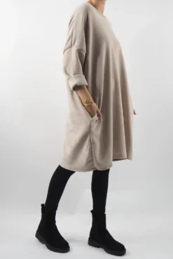 Made In Italy Dusk Sac Tunic Stone * -Kenn Shop made in italy dusk sac tunic stone 2.jpg