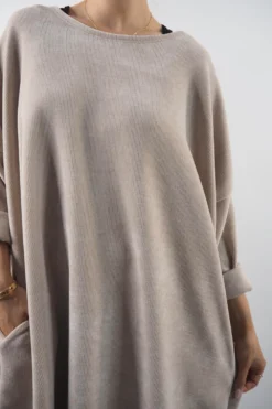 Made In Italy Dusk Sac Tunic Stone * -Kenn Shop made in italy dusk sac tunic stone 5.jpg