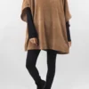 Made In Italy Dusk Slouch Throw Over Top Camel