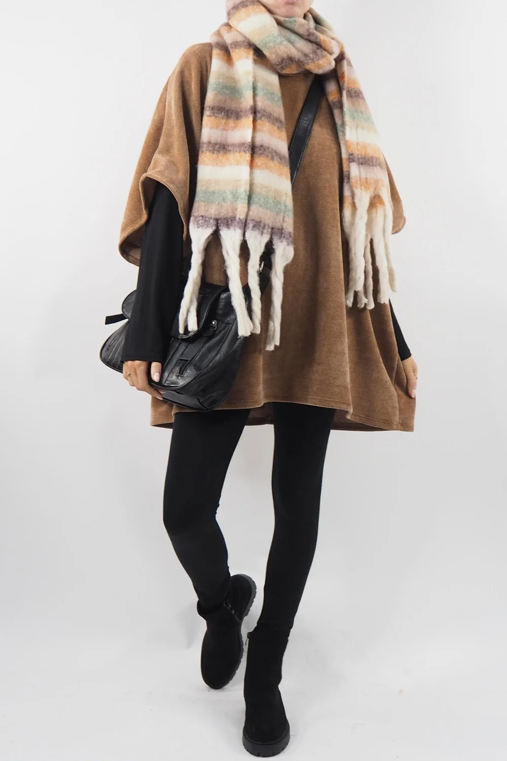 Made In Italy Dusk Slouch Throw Over Top Camel 3 Made In Italy Dusk Slouch Throw Over Top Camel - Image 3