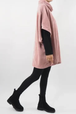 Made In Italy Dusk Slouch Throw Over Top Rose * -Kenn Shop made in italy dusk slouch throw over top rose 2.jpg