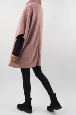 Made In Italy Dusk Slouch Throw Over Top Rose * -Kenn Shop made in italy dusk slouch throw over top rose 3.jpg