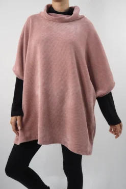 Made In Italy Dusk Slouch Throw Over Top Rose * -Kenn Shop made in italy dusk slouch throw over top rose 4.jpg