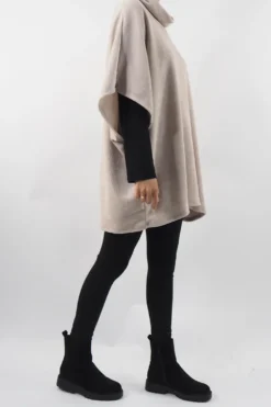 Made In Italy Dusk Slouch Throw Over Top Stone * -Kenn Shop made in italy dusk slouch throw over top stone 2.jpg