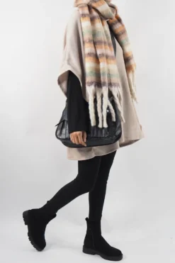 Made In Italy Dusk Slouch Throw Over Top Stone * -Kenn Shop made in italy dusk slouch throw over top stone 4.jpg