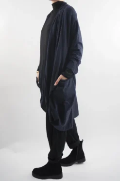 Made In Italy Edit Sloppy Jo Cocoon Cardigan Ink 5 Made In Italy Edit Sloppy Jo Cocoon Cardigan Ink -Kenn Shop made in italy edit sloppy jo cocoon cardigan ink 002.jpg