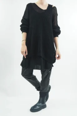 Made In Italy Fisherman Star Knit Black -Kenn Shop made in italy fisherman star knit black04.jpg