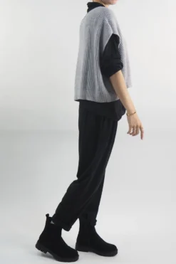 Made In Italy Halo Half A Cardi Grey Marl -Kenn Shop made in italy halo half a cardi grey marl 3.jpg