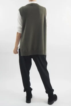 Made In Italy Halo Knit Tank Top Bonsai -Kenn Shop made in italy halo knit tank bonsai 4.jpg