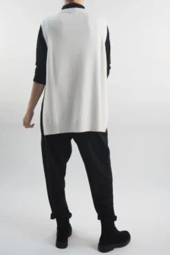 Made In Italy Halo Knit Tank Top Ecru -Kenn Shop made in italy halo knit tank ecru 4.jpg