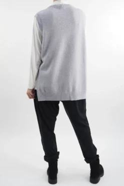 Made In Italy Halo Knit Tank Top Grey -Kenn Shop made in italy halo knit tank top grey3.jpg